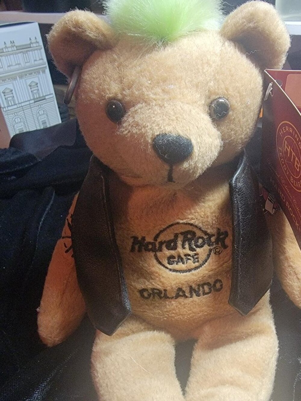 2011 Hard Rock Cafe Orlando Punk Rock Bear Herrington Teddy Bears Tagged
